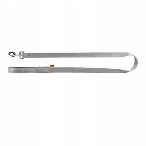Dingo Laisse avec sangle grise doublée polaire 2.0x130cm