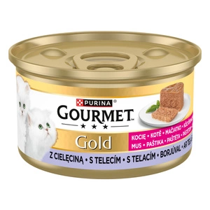 Purina Gourmet Gold Kitten mousse avec veau 85g