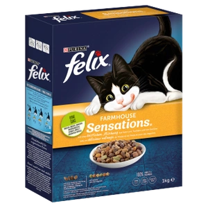 Felix Farmhouse Sensations avec mélange de poulet et de dinde et légumes 1 kg