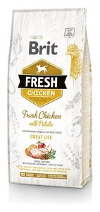 Brit Fresh Poulet et pommes de terre Great Life adulte 12 kg