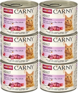 Animonda Chat Carny Adulte Dinde & Agneau 6x200g