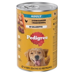 PEDIGREE Adult boîte 1200g - aliment complet humide pour chiens adultes, avec du poulet en gelée