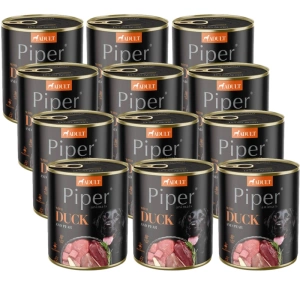 DOLINA NOTECI Piper pour chiens avec canard et poire 12x800g