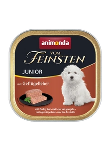 ANIMONDA Dog Vom Feinsten Junior avec foie de volaille 150g x10
