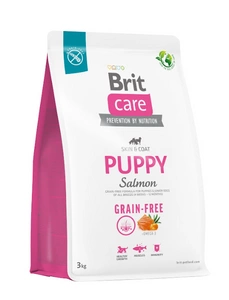 BRIT CARE Dog Grain-free Puppy Salmon 3kg x2