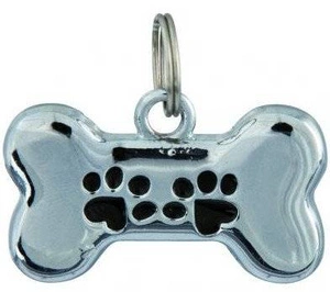 Trixie Plaque d'adresse pour collier en forme d'os