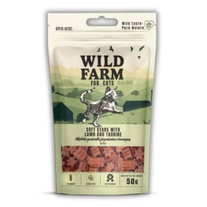 WILD FARM étoiles agneau avec taurine 50 g friandise pour chat