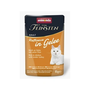 ANIMONDA Vom Feinsten Raffinesse poulet et dinde en gelée 85 g