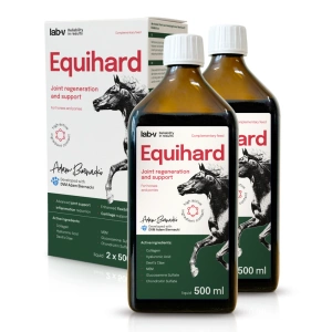LAB-V Equihard préparation articulaire pour chevaux et poneys 2x500ml
