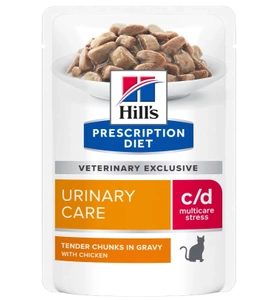 HILL'S PD Prescription Diet Feline c/d Stress urinaire Poulet sachet de 85g