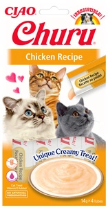 INABA Churu, friandise pour chat au goût de poulet 4x14g