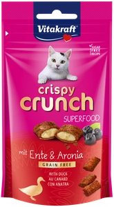 Vitakraft Crispy Crunch au canard et à l'airelle pour chats 60g