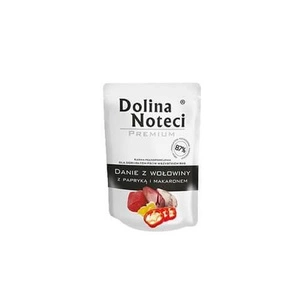 DOLINA NOTECI Plat de bœuf aux poivrons et pâtes 100g - aliments humides pour chiens