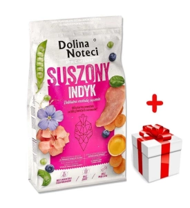 DOLINA NOTECI Premium Dinde - nourriture séchée pour chiens 9kg+Surprise