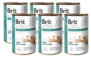 BRIT GF Veterinary Diets Dog Sterilised 6x400g nourriture humide pour chiens