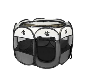 Enclos pliant (lit, cage, enclos) pour chien ou chat 76x46cm l