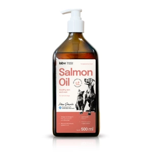 Lab-V 100% huile de saumon pour chiens et chats de tous âges 500ml pressée à froid