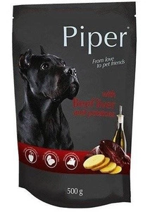 Dolina Noteci Piper pour chiens avec foie de bœuf et pommes de terre 500g x6