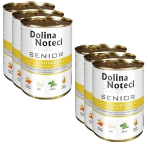 Dolina Noteci Premium Senior Poulet avec carottes et basilic 6 x 400g