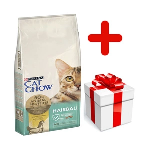 PURINA Cat Chow Adult Special Care Hairball Control pour chat 15kg+Surprise