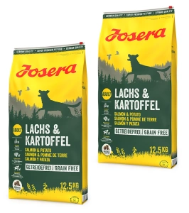 JOSERA Saumon & Pommes de terre -Grain Free 2x12,5kg