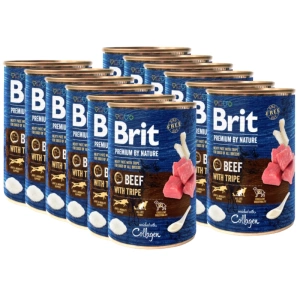 Brit Premium Bœuf aux tripes by Nature 12x400g