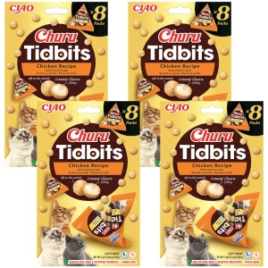 INABA Cat Churu Tidbits - poulet 4x(8x12g)