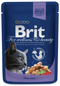 Brit Premium Cat Adult Morue 100g X12