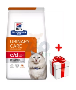 Hill's PD Prescription Diet Feline c/d Poulet Urinary Stress 1,5kg+Surprise