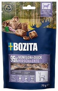 BOZITA Meaty Bites, friandise de canard et de gibier pour chiens 70 g