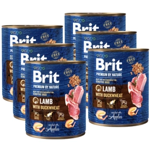 BRIT Premium by Nature Agneau avec BUCKWHEAT 6x800g
