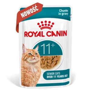 ROYAL CANIN Aliment humide pour chats âgés de plus de 11 ans, sauces 12x85g