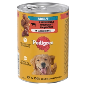 Pedigree nourriture humide pour chiens adultes avec gelée de boeuf boîte 400g