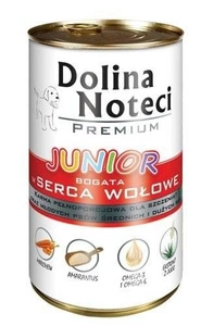 Dolina Noteci Premium Junior riche en cœur de bœuf 400g