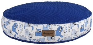 RECOBED pouf Azowian bleu S Ø50cm