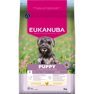 EUKANUBA Chiot en croissance Petite race 3 kg poulet