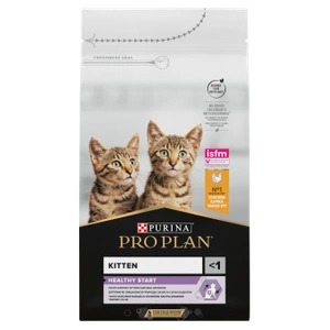 PRO PLAN Kitten Healthy Start Croquettes pour chatons riches en poulet 1,5 kg x2