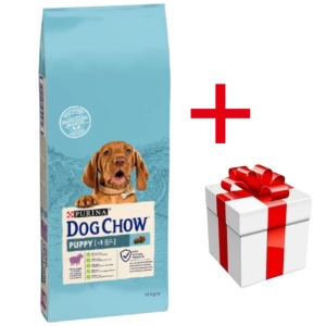PURINA Dog Chow Puppy Agneau 14kg+Surprise