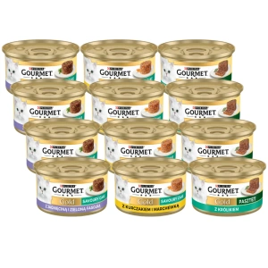 Purina Gourmet Gold Mix Assortiment de 48 sachets de 85g -3 saveurs