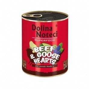 Dolina Noteci Superfood Boeuf avec Coeurs d'Oie 800g x6