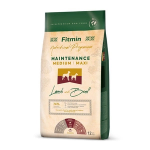 FITMIN Medium Maxi Maintenance Agneau & Boeuf 12kg