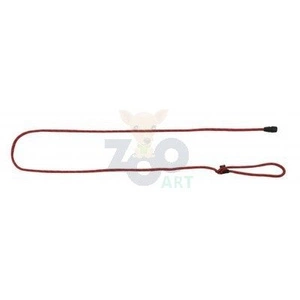 KERBL GoLeyGo laisse cordée avec adaptateur, rouge, 8mm x 140-200cm,S,max.15kg