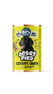 Dobry Pies Mono Dinde au collagène 400g