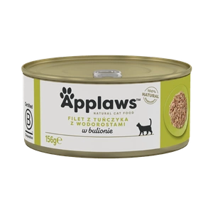 APPLAWS Filet de thon aux algues en boîte de gelée 156g