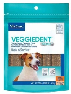 Virbac Veggiedent Fresh Bâtonnets  S (5-10kg) 15pcs