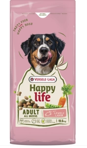 VERSELE-LAGA Happy Life Adult à l'agneau 12,5 kg - aliment pour chiens adultes de grande taille à l'agneau