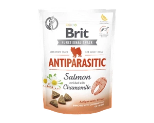 Brit Care Dog Functional Snack Antiparastic Salmon 150g x12