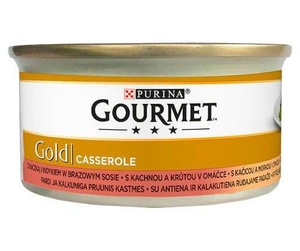 Purina Gourmet Gold canard/dindon en sauce 85g