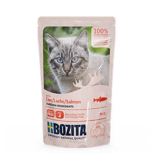 BOZITA Morceaux en sauce avec du saumon 85g