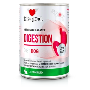 Disugual Aliment humide pour chien Veterinary DIGESTION Lapin (adulte) 400 g